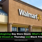 Thanksgiving Day Store Hours