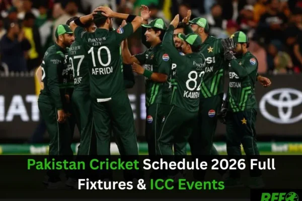 Pakistan Cricket Schedule 2026