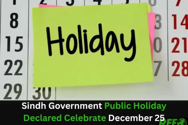 Sindh government public holiday