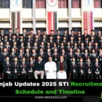 Punjab Updates 2025 STI Recruitment Schedule and Timeline